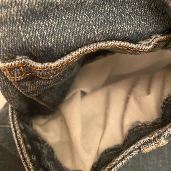Jones Sport stretch denim blue jean skirt sz 8 GUC - Picture 10 of 12